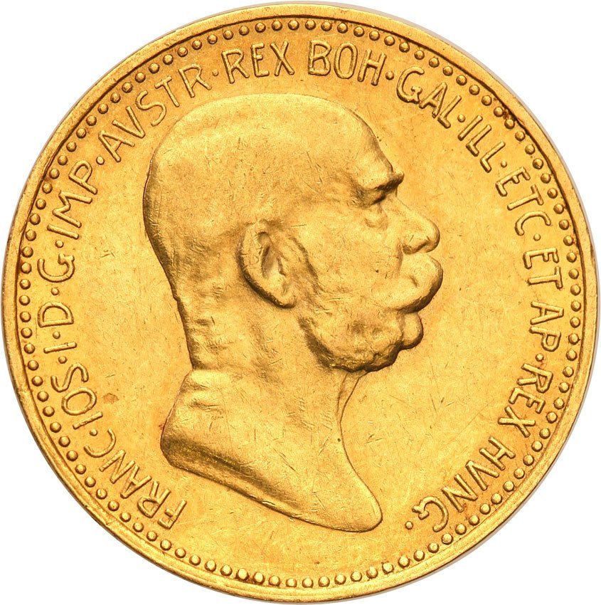 Austria 10 koron 1909 Marschall st.1-